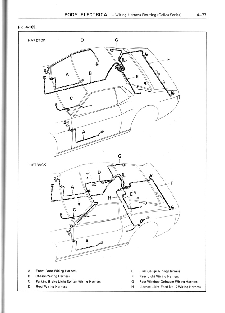 Toyota Celica Service Manual - Body - 1975 - Page 04-77 (100dpi